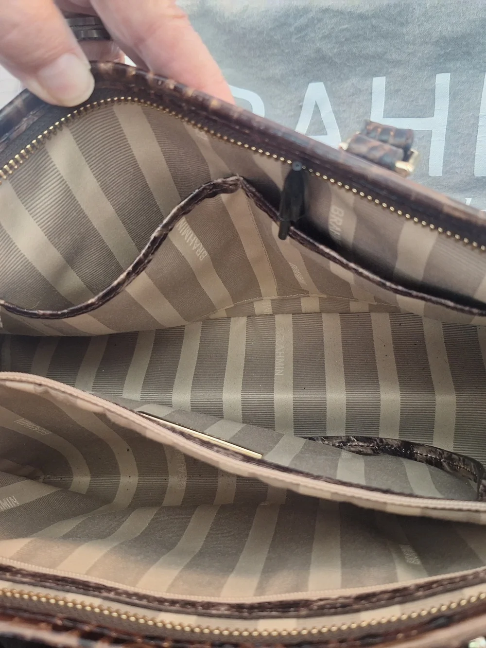 BRAHMIN MINI ASHER SATCHEL